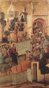 Duccio di Buoninsegna Christ Entering Jerusalem (mk08) Sweden oil painting reproduction